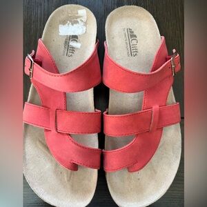 NWOT Cork wedge sandals